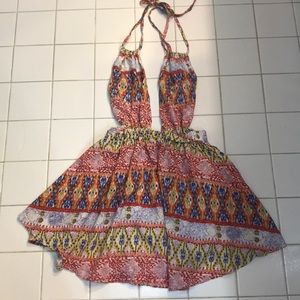 Hello Molly orange beach summer sundress